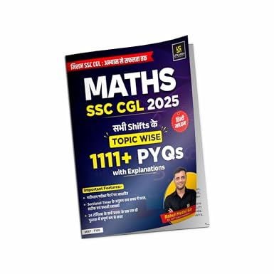 Maths SSC CGL 2025 | Topic-Wise 1111+ PYQs with Detailed Explanations