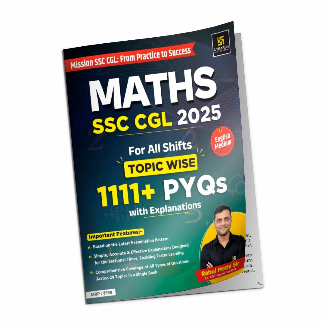 Maths SSC CGL 2025 Book by Rahul Mehti Sir | 1111+ Previous Year Questions (PYQs) with Detailed Explanations